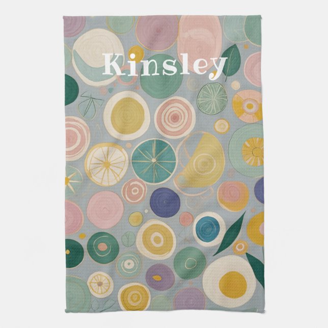 Kaleidoscope Dream Personlig Kökshandduk (Vertikal)