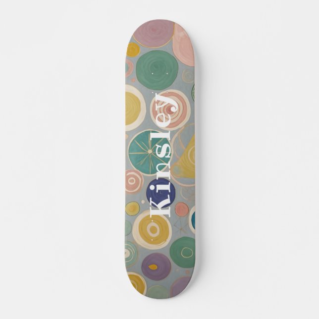 Kaleidoscope Dream Personlig Mini Skateboard Bräda 18,5 Cm (Framsida)