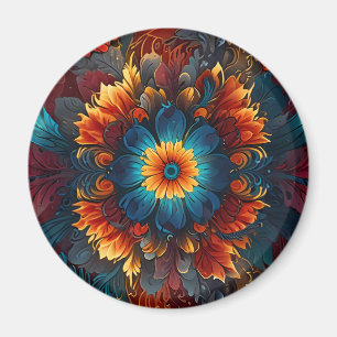 Kaleidoscope Dreams Colorful och Hypnotic Magnet