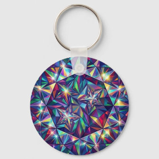 Kaleidoscope Energy Mandala – Color Keychain Nyckelring