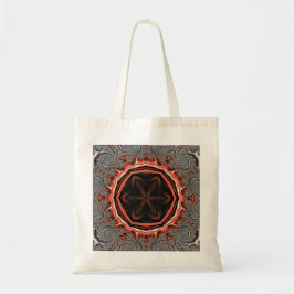 Kaleidoscope Flames Tote Bag Tygkasse
