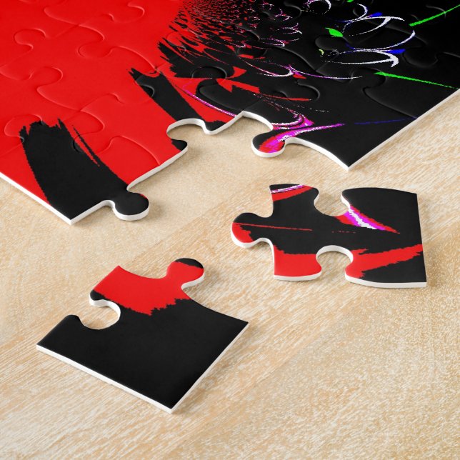 Kaleidoscope Fluid Art-utskrift Pussel (Sidan)