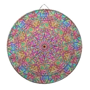 Kaleidoscope för Fractal för Techno färgvintage Piltavla