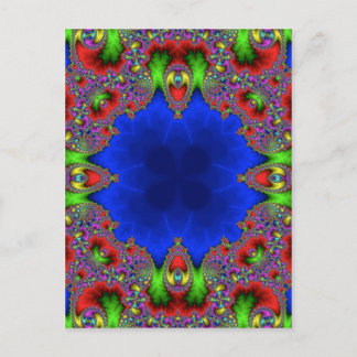 Kaleidoscope Fractal 483 Vykort