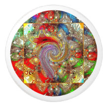 "Kaleidoscope Fury" keramisk pull