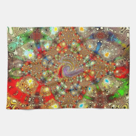 ’Kaleidoscope Fury’ Kitchen Towel Kökshandduk