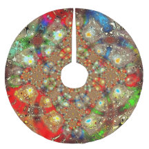 ’Kaleidoscope Fury’ Träd Skirt