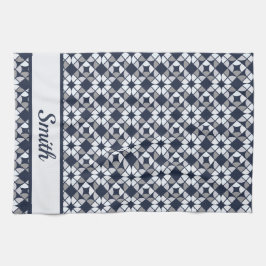 Kaleidoscope Geometric Mönster Kökshandduk