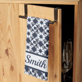 Kaleidoscope Geometric Mönster Kökshandduk