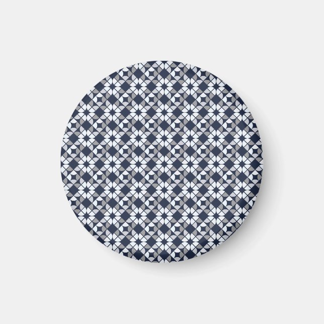 Kaleidoscope Geometric Mönster Magnet (Framsidan)