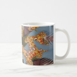 Kaleidoscope Giraffe Mandala: Abstrakt Safari Art Kaffemugg