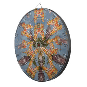 Kaleidoscope Giraffe Mandala: Abstrakt Safari Art Piltavla
