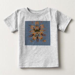 Kaleidoscope Giraffe Mandala: Abstrakt Safari Art T Shirt