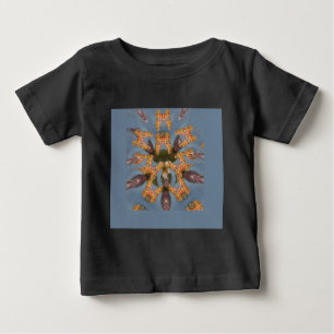 Kaleidoscope Giraffe Mandala: Abstrakt Safari Art Tee