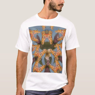 Kaleidoscope Giraffe Mandala: Abstrakt Safari Art Tee