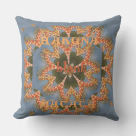 Kaleidoscope Giraffe Mandala: Abstrakt Safari Art Utomhuskudde
