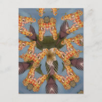 Kaleidoscope Giraffe Mandala: Abstrakt Safari Art