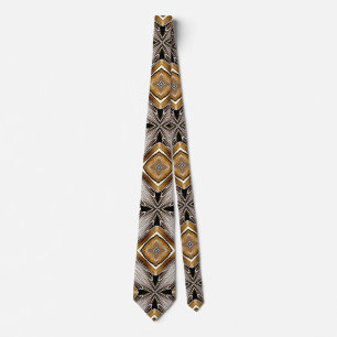 Kaleidoscope Golden-Bronze Mönster Slips