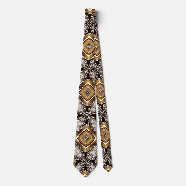 Kaleidoscope Golden-Bronze Mönster Slips (Framsida)