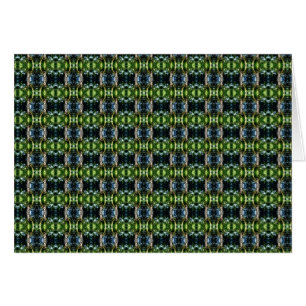 Kaleidoscope Grün Hälsningskort