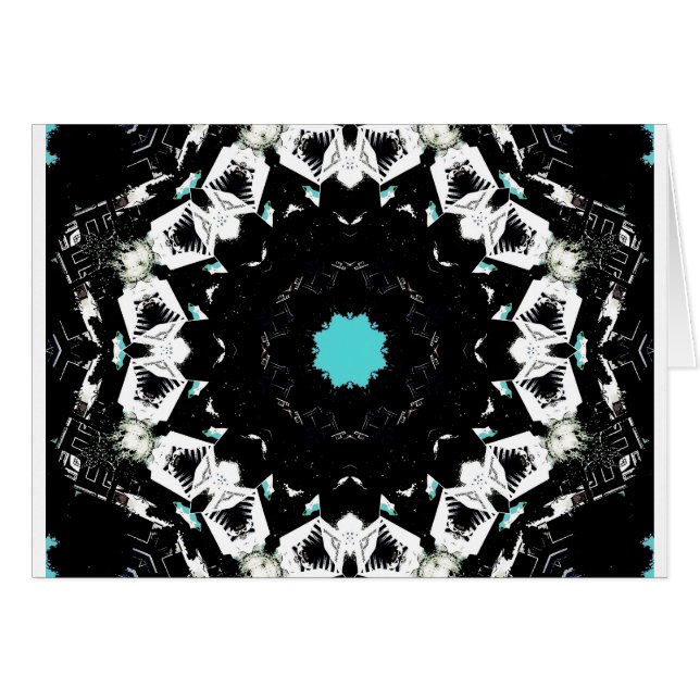 Kaleidoscope Hälsningskort (Framsidan Horizontal)