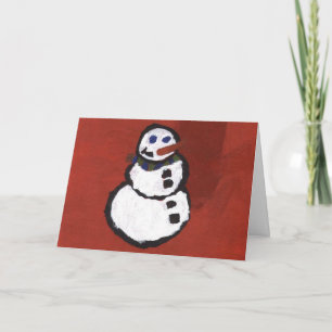 Kaleidoscope Kid Card - Snögubbe Helgkort