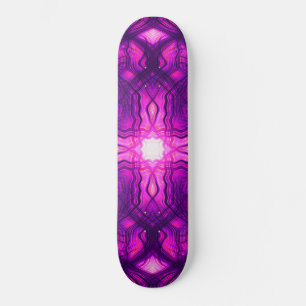 Kaleidoscope kor mönster mini skateboard bräda 18,5 cm