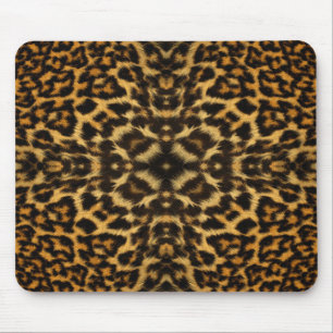 Kaleidoscope Leopard Päls Mönster moussepad Musmatta