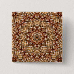 Kaleidoscope Light Brown Star Knapp