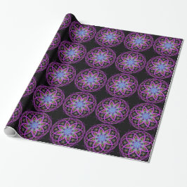 Kaleidoscope Mandala Art Gift Wrapping Papper 5 Presentpapper