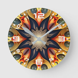Kaleidoscope Mandala Flower Design-23091 Rund Klocka