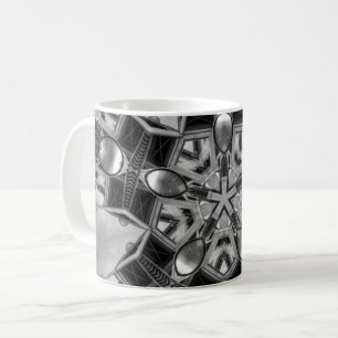Kaleidoscope mörk Star Kaffemugg