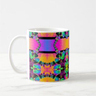 Kaleidoscope Mosaic V + dina idéer Kaffemugg