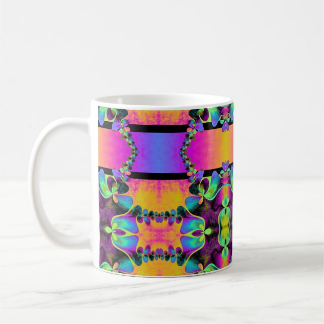 Kaleidoscope Mosaic V + dina idéer Kaffemugg (Vänster)
