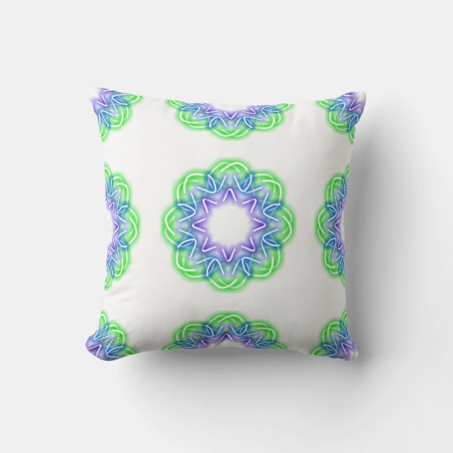 Kaleidoscope Prints Kudde (Framsida)