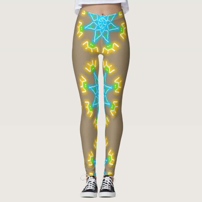 Kaleidoscope Prints Leggings (Framsida)
