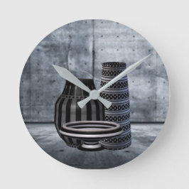 Kaleidoscope Prints Rund Klocka