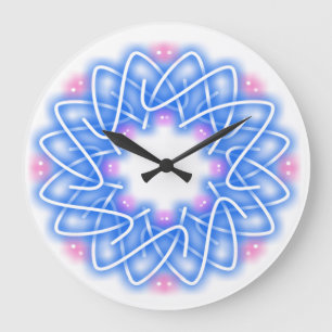 Kaleidoscope Prints Stor Klocka