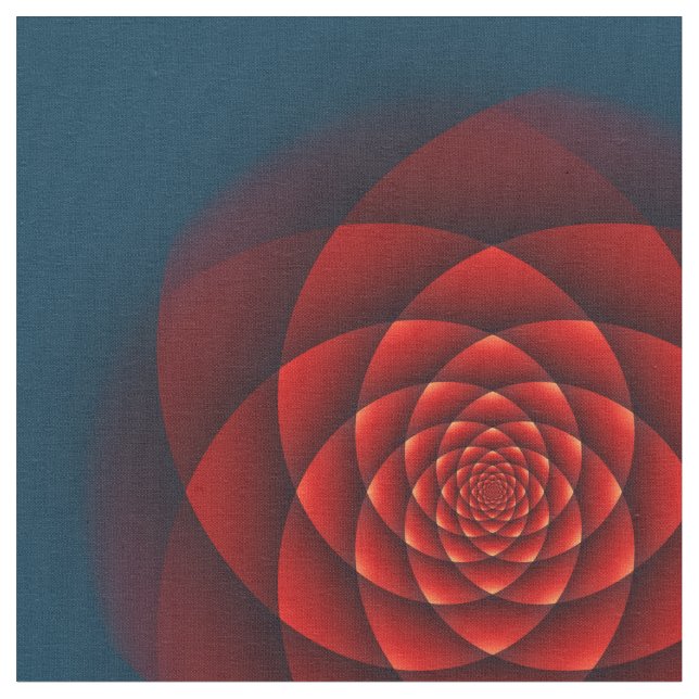 Kaleidoscope RO red + din idé Tyg (Närbild)