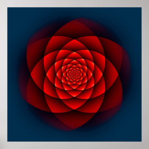 Kaleidoscope RO red Poster