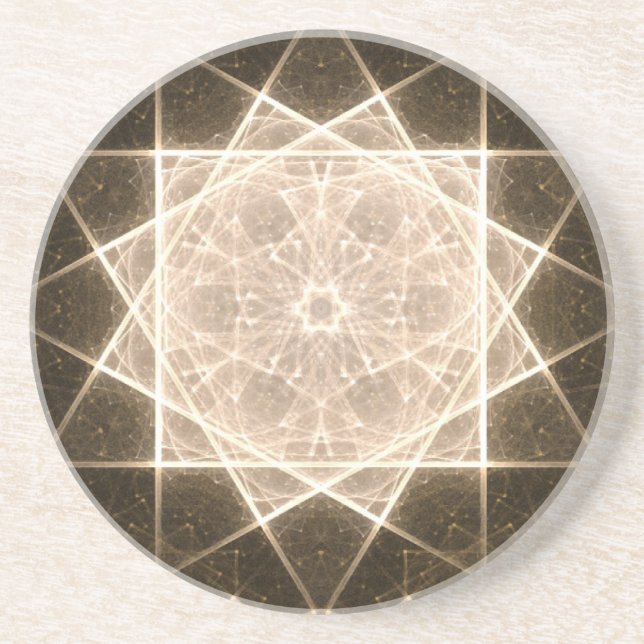 Kaleidoscope Star och Guld Underlägg (Framsidan)