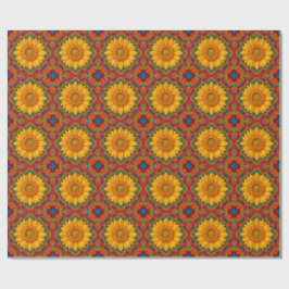 Kaleidoscope Sunflower  Presentpapper