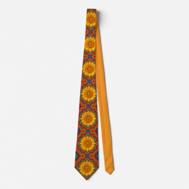 Kaleidoscope Sunflower Socks Tie Slips (Framsida)