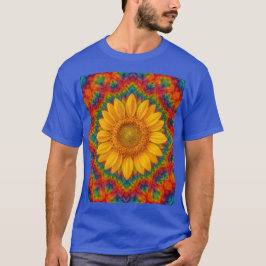 Kaleidoscope Sunflower  T Shirt