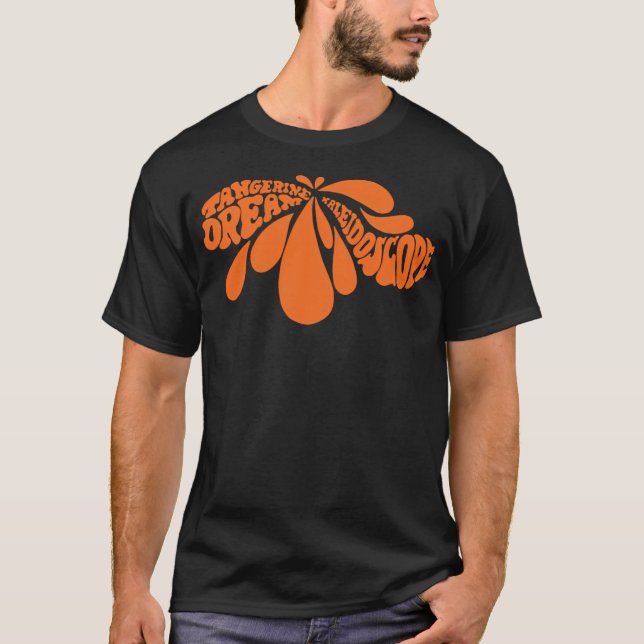 Kaleidoscope Tangerine Dream T Shirt (Framsida)