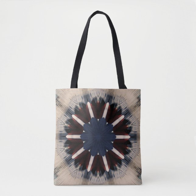 Kaleidoscope tote tygkasse (Framsida)