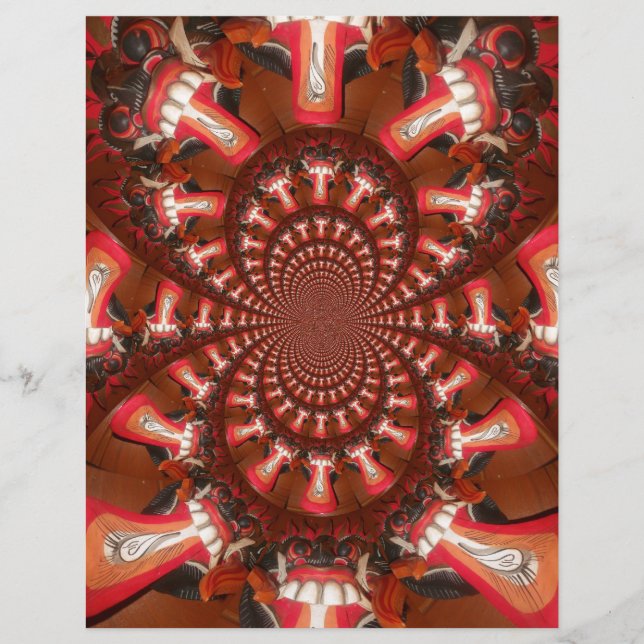 Kaleidoscope Tunga Art-utskrift/grafik (Framsida)