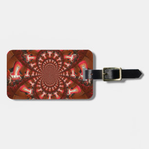 Kaleidoscope Tunga Art-utskrift/grafik Bagagebricka