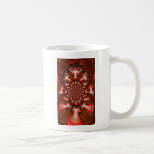Kaleidoscope Tunga Art-utskrift/grafik Kaffemugg