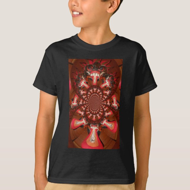 Kaleidoscope Tunga Art-utskrift/grafik Tröja (Framsida)